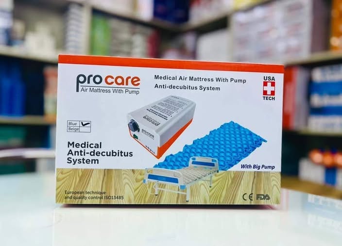 Procare Medical Anti-Decubitus Air Mattress with Big Pump